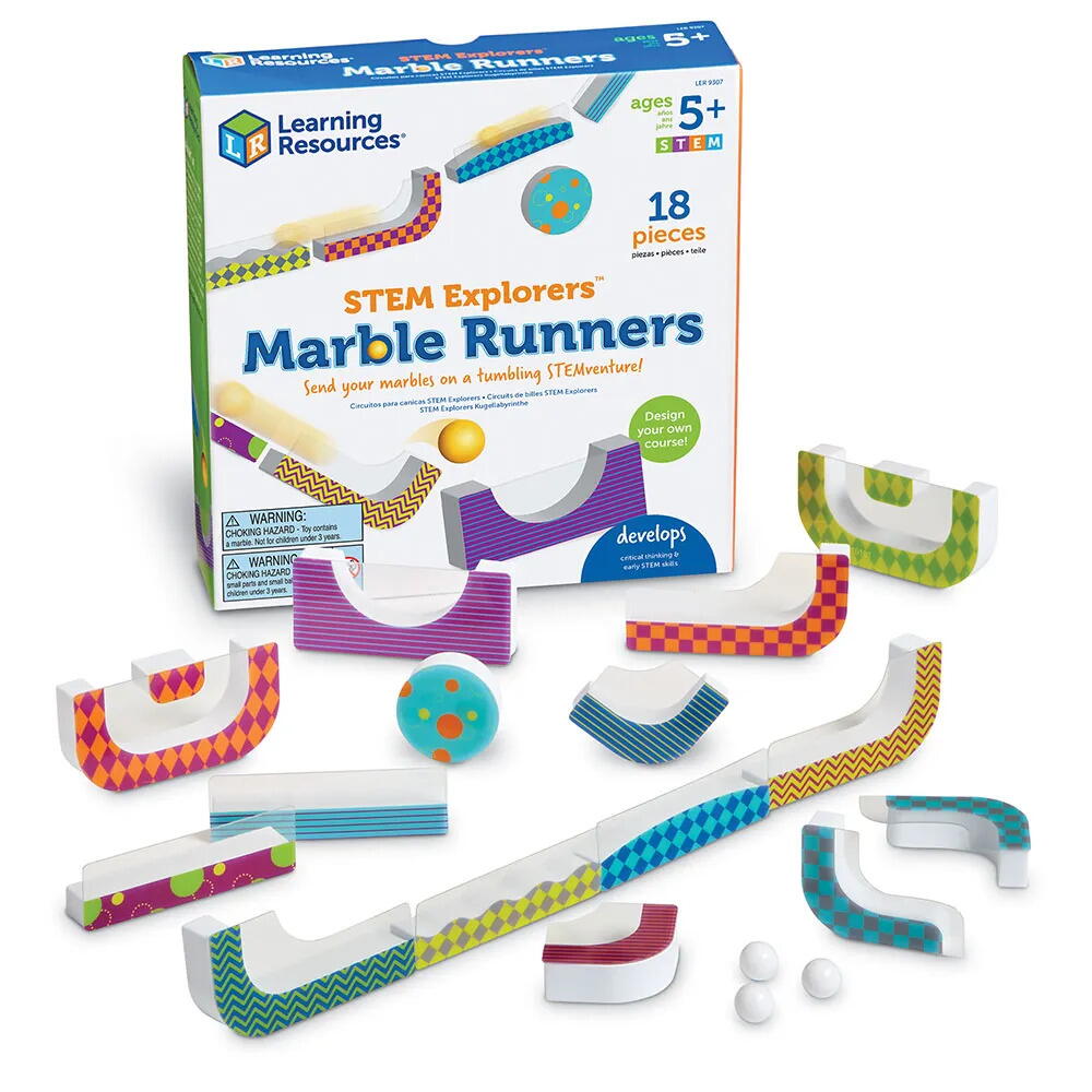 JOC DE LOGICA STEM - MARBLE RUN - LEARNING RESOURCES (LER9307) - Libelula Vesela - Jucarii