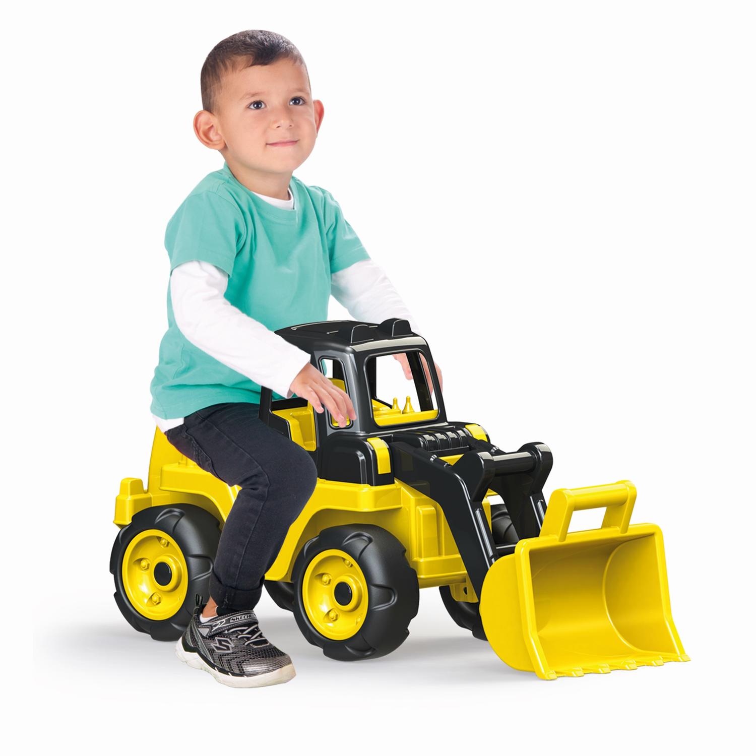 BULDOZER PENTRU COPII - 72 CM - DOLU (D7134) - Libelula Vesela - Jucarii