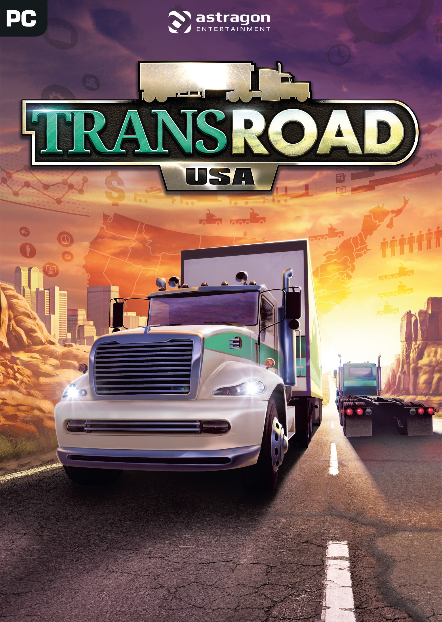 TRANSROAD: USA - STEAM - PC - WORLDWIDE - Libelula Vesela - Jocuri video