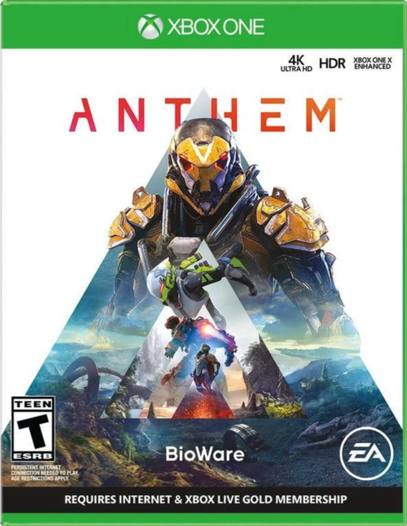 ANTHEM - XBOX ONE - XBOX LIVE - WORLDWIDE - MULTILANGUAGE - Libelula Vesela - Jocuri video