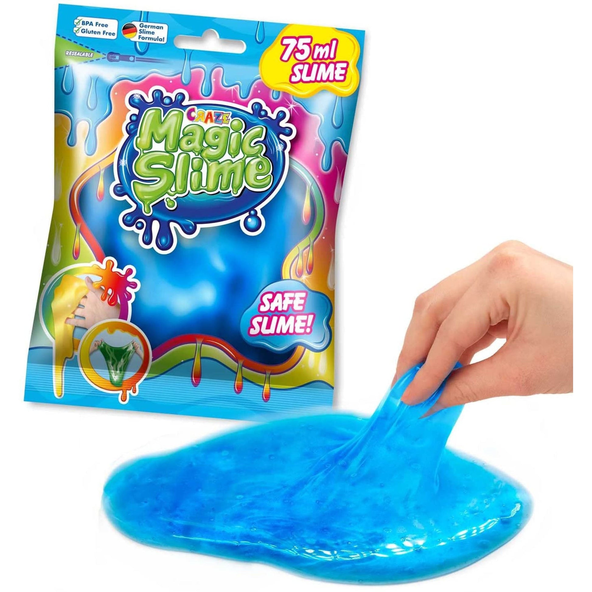 CRAZE - SLIME MAGIC IN PUNGUTA - DIVERSE CULORI - CRAZE (CRZ18583) - Libelula Vesela - Jucarii