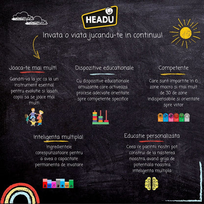 HEADU MONTESSORI - SA INVATAM CUVINTE IN ROMANA - HEADU (HE53115)