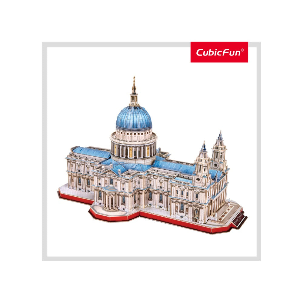 PUZZLE 3D CATEDRALA ST. PAUL (NIVEL COMPLEX 643 PIESE)  - CUBICFUN (CUMC270H) - Libelula Vesela - Jucarii