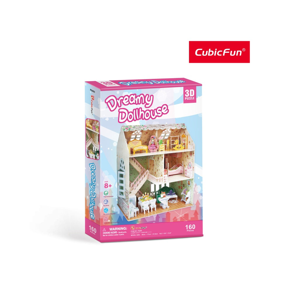 PUZZLE 3D CASA VISELOR 160 PIESE - CUBICFUN (CUP645H) - Libelula Vesela - Jucarii