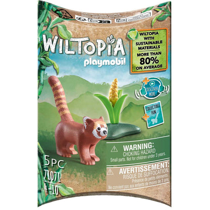 URS PANDA ROSU - PLAYMOBIL WILTOPIA (PM71071) - Libelula Vesela - Jucarii