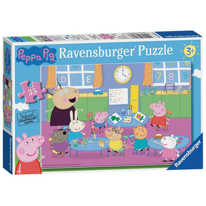 PUZZLE PEPPA PIG, 35 PIESE - RAVENSBURGER (RVSPC05618) - Libelula Vesela - Jucarii