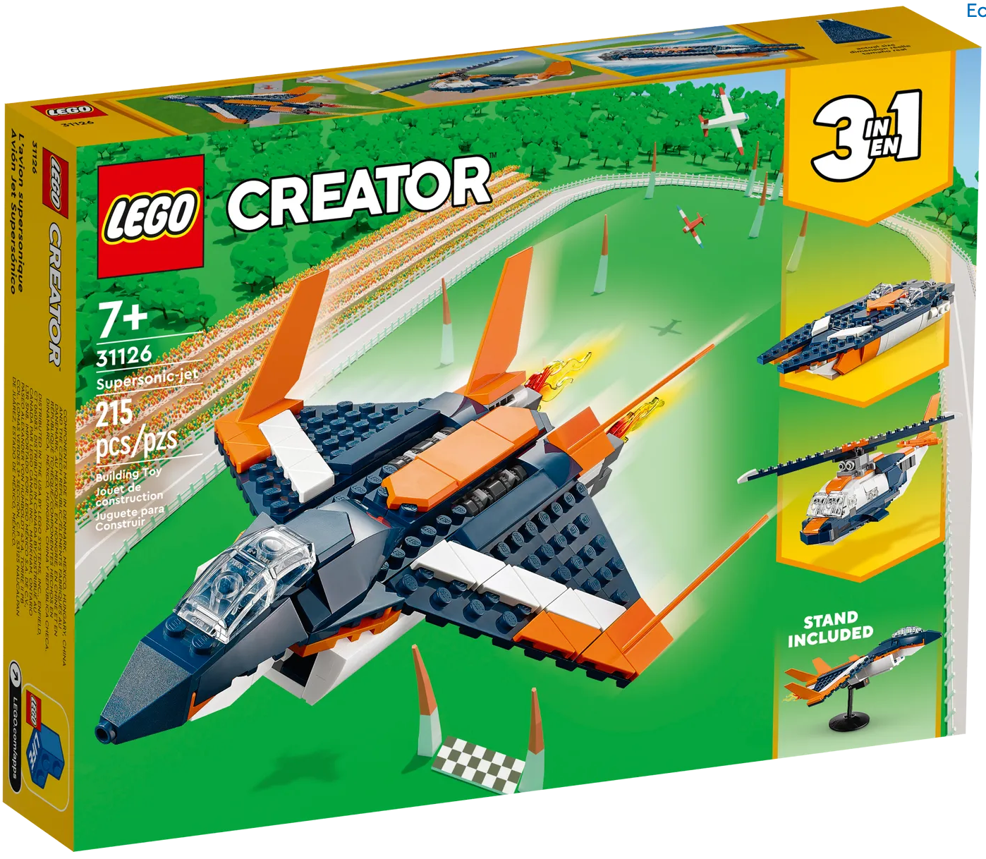 AVION SUPERSONIC - LEGO CREATOR (31126) - Libelula Vesela - Jucarii