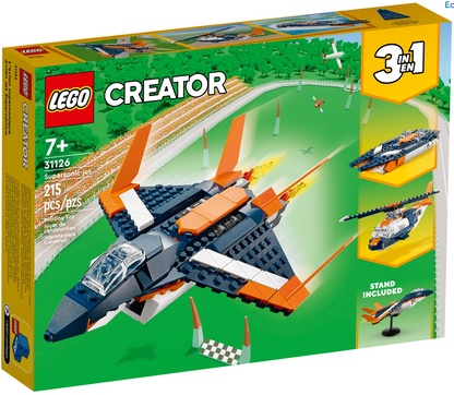 AVION SUPERSONIC - LEGO CREATOR (31126) - Libelula Vesela - Jucarii