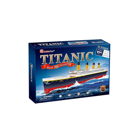 PUZZLE 3D NAVA MARE TITANIC 113 PIESE - CUBICFUN (CUT4011H) - Libelula Vesela - Jucarii