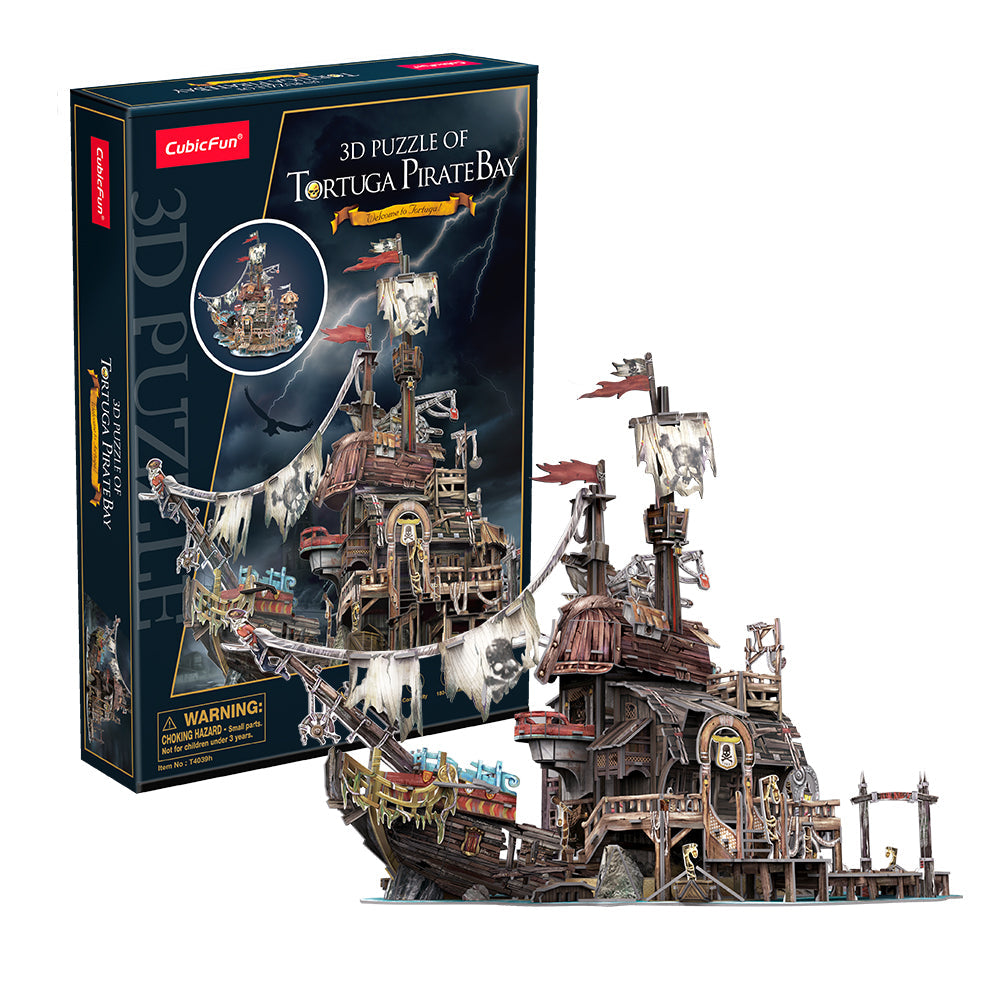 CUBIC FUN - PUZZLE 3D NAVA PIRATI 218 PIESE - CUBIC FUN (CUT4039h) - Libelula Vesela - Jucarii