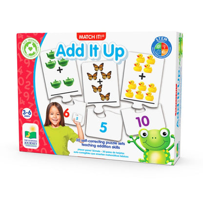 PUZZLE POTRIVESTE ADUNARILE - THE LEARNING JOURNEY (TLJ117538) - Libelula Vesela - Jucarii