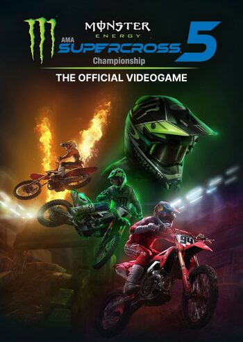 MONSTER ENERGY SUPERCROSS: THE OFFICIAL VIDEOGAME 5 - PC - STEAM - MULTILANGUAGE - WORLDWIDE - Libelula Vesela - Jocuri video