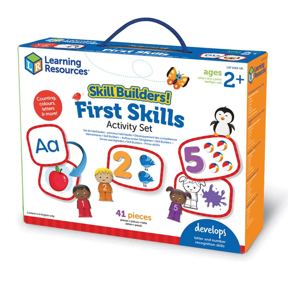 SET ACTIVITATI EDUCATIVE - ALFABET & NUMERE - LEARNING RESOURCES (LSP1243-UK) - Libelula Vesela - Jucarii