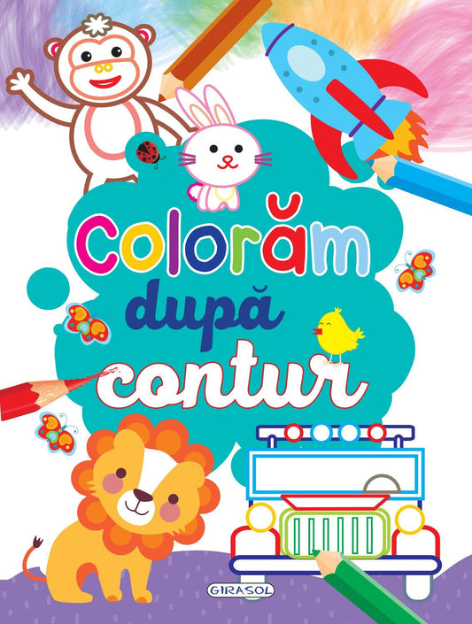 COLORAM DUPA CONTUR - GIRASOL (978-606-024-067-9) - Libelula Vesela - Carti