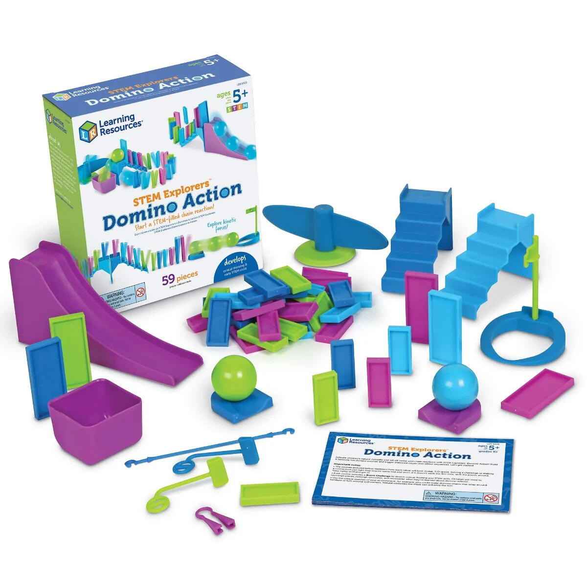 JOC DE LOGICA STEM - DOMINO - LEARNING RESOURCES (LER9309) - Libelula Vesela - Jucarii