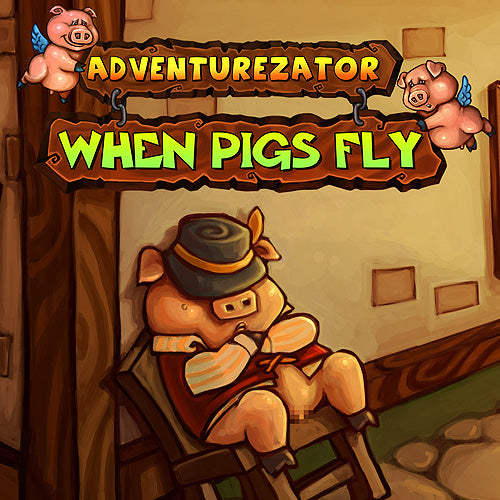 ADVENTUREZATOR: WHEN PIGS FLY - PC - STEAM - MULTILANGUAGE - WORLDWIDE - Libelula Vesela - Jocuri video