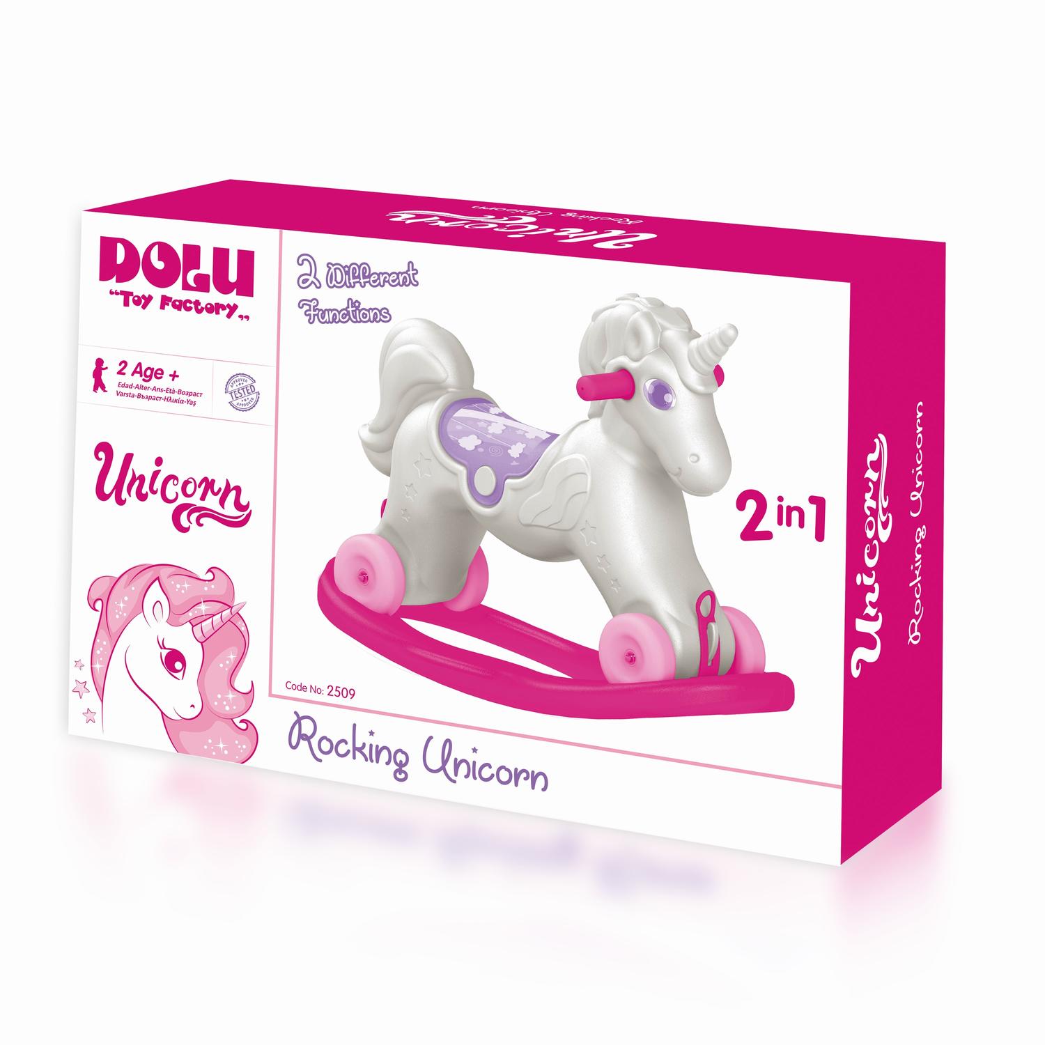 JUCARIE 2 IN1 - UNICORN BALANSOAR - DOLU (D2509) - Libelula Vesela - Jucarii