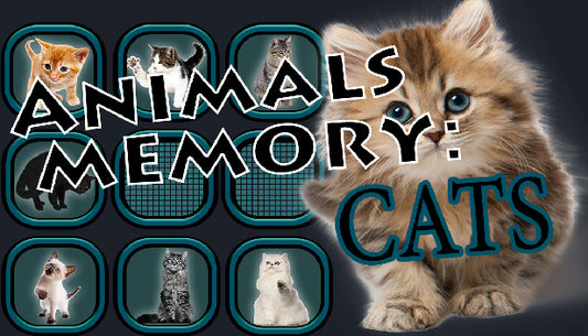 ANIMALS MEMORY: CATS - STEAM - PC - WORLDWIDE - EN - Libelula Vesela - Jocuri video