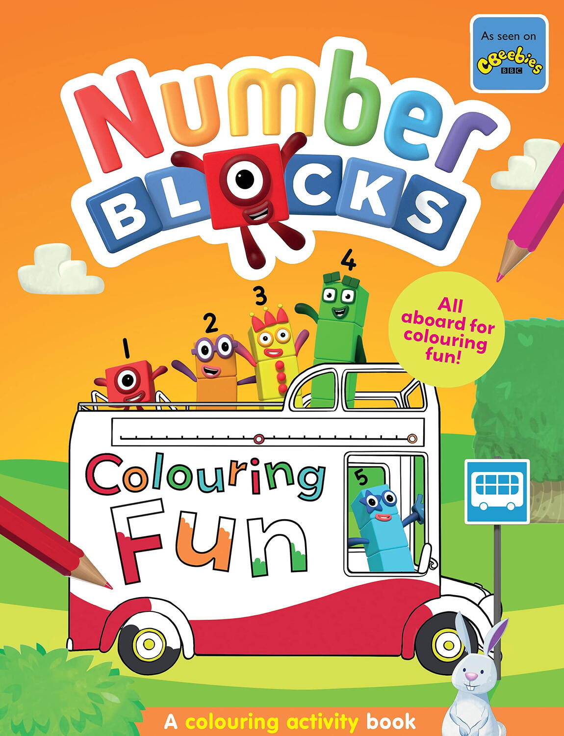 CARTE CU ACTIVITATI NUMBERBLOCKS - COLOREZ & MA DISTREZ - NUMBERBLOCKS (9781802630718) - Libelula Vesela - Carti