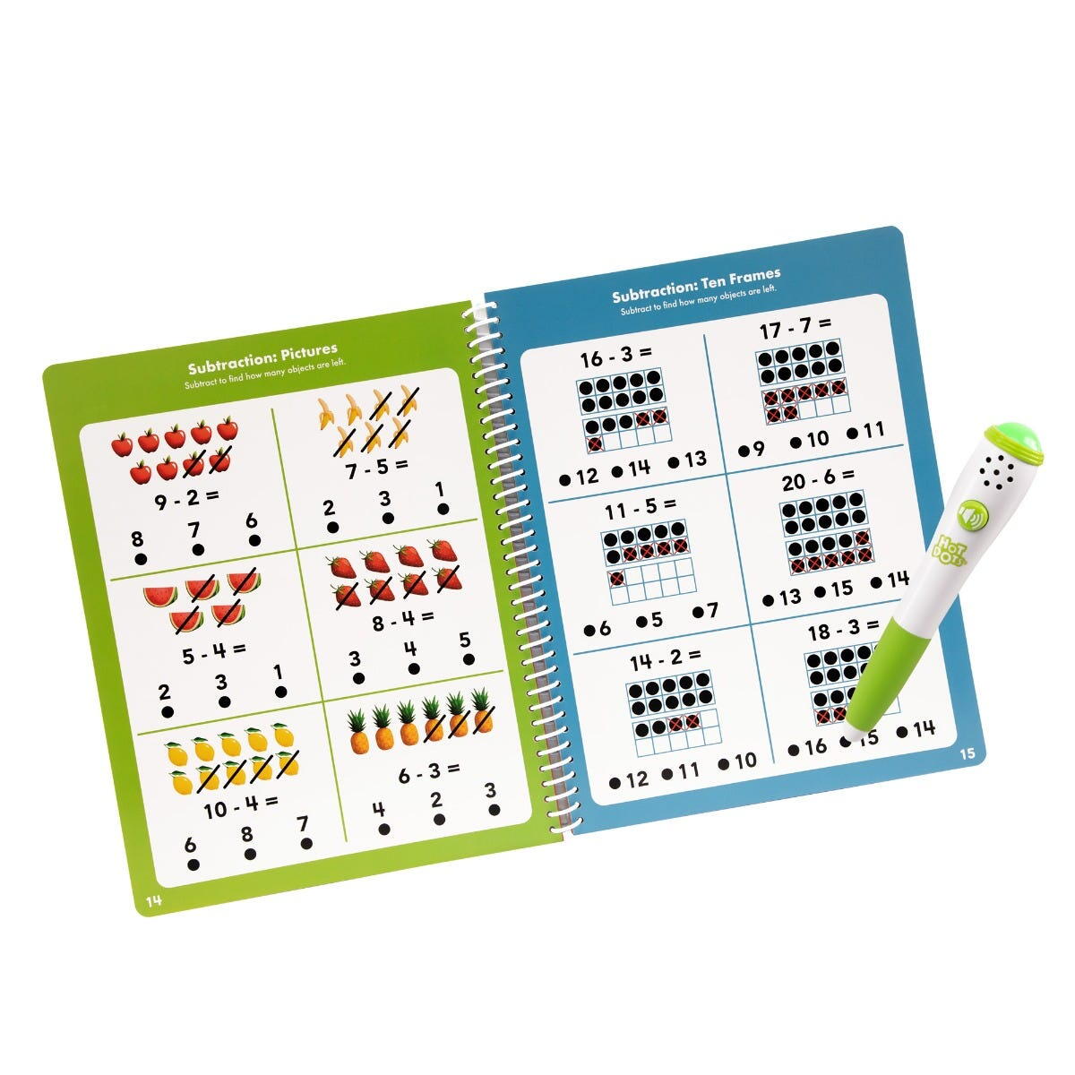 SET HOT DOTS®  - INVAT MATEMATICA - EDUCATIONAL INSIGHTS (EI-2448) - Libelula Vesela - Jucarii