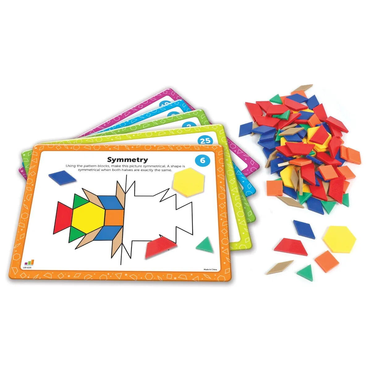 SET ACTIVITATI EDUCATIVE - MOZAIC MATEMATIC - LEARNING RESOURCES (LER6135) - Libelula Vesela - Jucarii