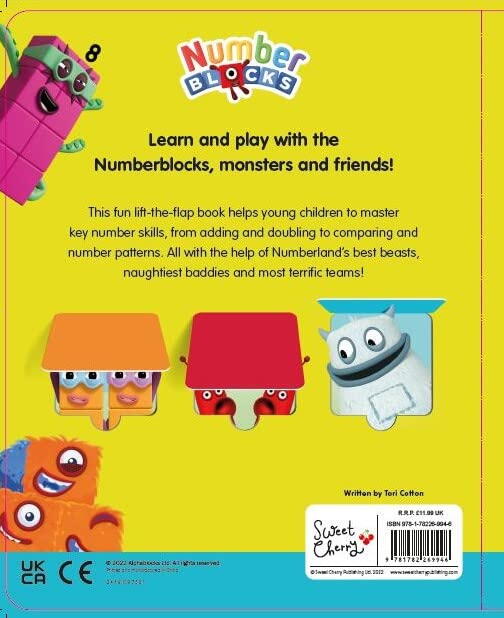 CARTICICA DESCHIDE FERESTRELE - NUMBERBLOCKS - MONSTRULETI - NUMBERBLOCKS (9781782269946) - Libelula Vesela - Carti