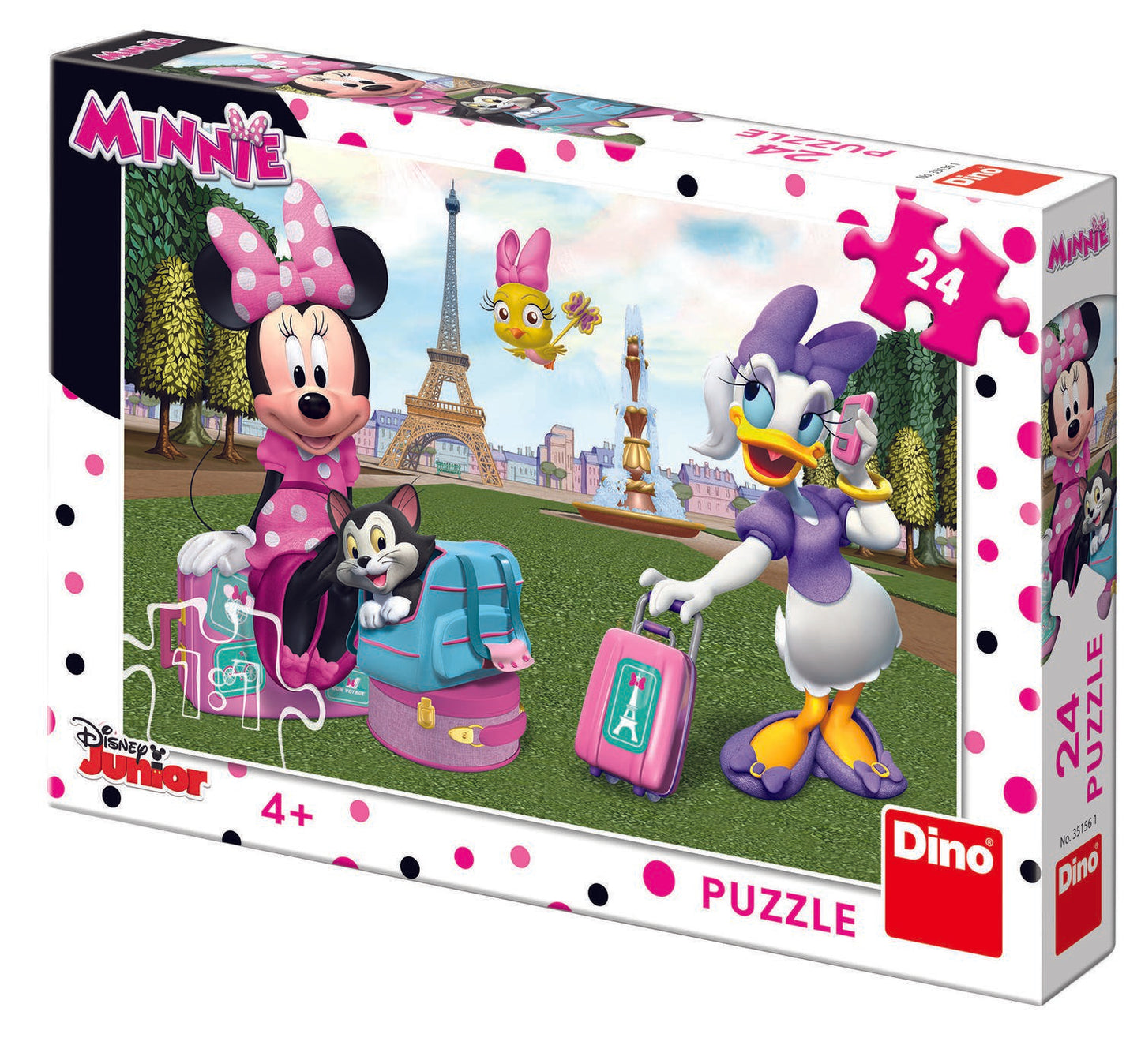 PUZZLE - MINNIE SI DAISY (24 PIESE) - DINO TOYS (351561) - Libelula Vesela - Jucarii