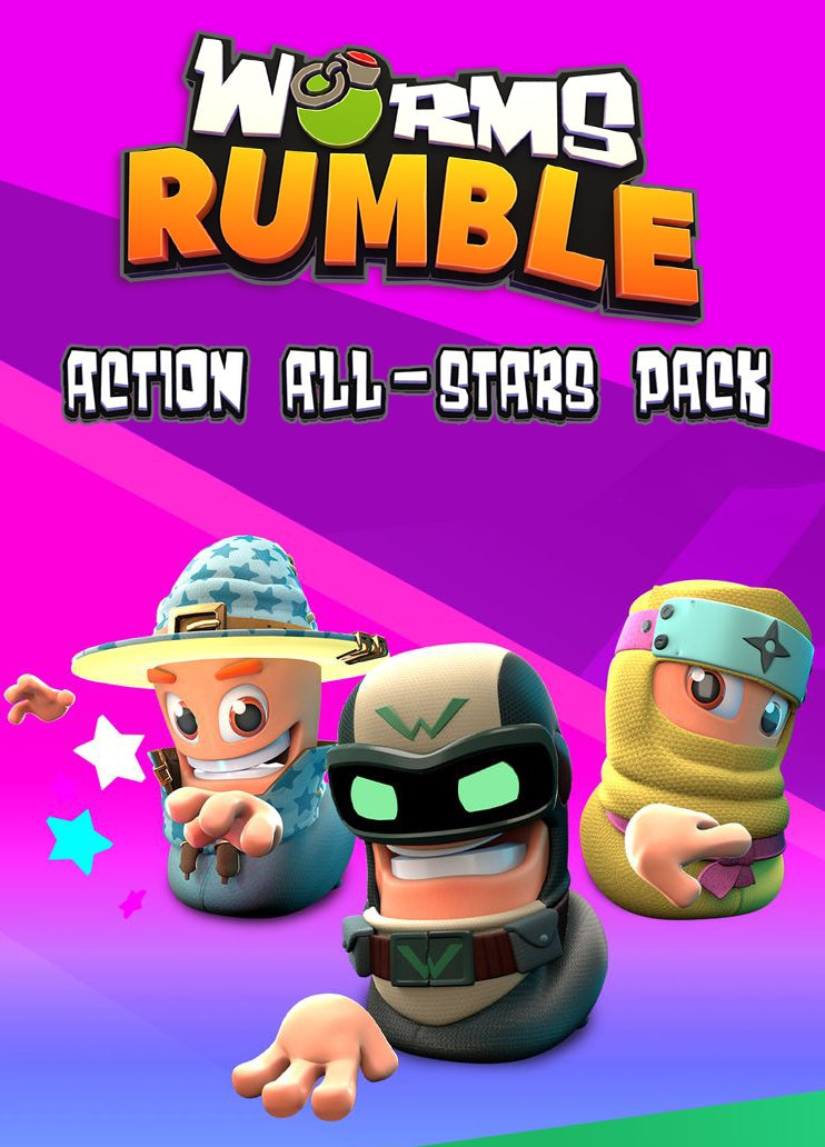 WORMS RUMBLE - ACTION ALL-STARS PACK (DLC) - PC - STEAM - MULTILANGUAGE - WORLDWIDE - Libelula Vesela - Jocuri video