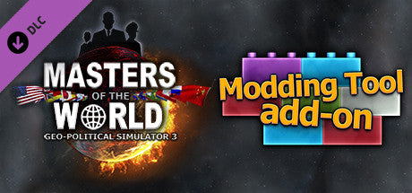 MODDING TOOL ADDON - MASTERS OF THE WORLD (DLC) - STEAM - PC - WORLDWIDE - Libelula Vesela - Jocuri video