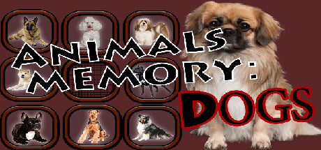 ANIMALS MEMORY: DOGS - STEAM - PC - WORLDWIDE - MULTILANGUAGE - Libelula Vesela - Jocuri video