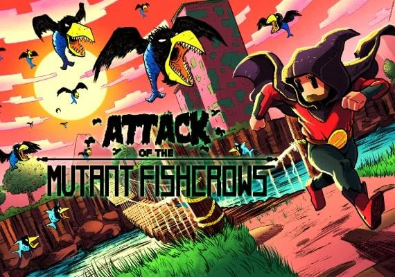 ATTACK OF THE MUTANT FISHCROWS - STEAM - PC - MULTILANGUAGE - WORLDWIDE - Libelula Vesela - Jocuri video