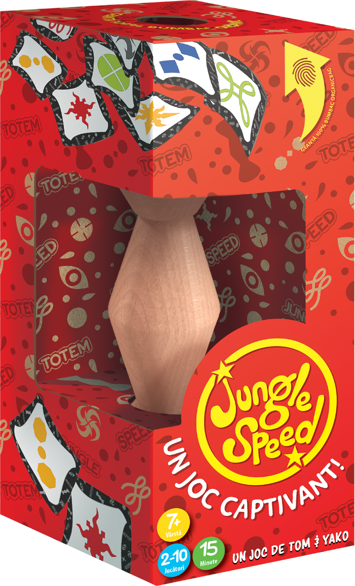 JOC DE SOCIETATE JUNGLE SPEED ECO-PACK - ASMODEE (JSECO01RO) - Libelula Vesela - Jucarii