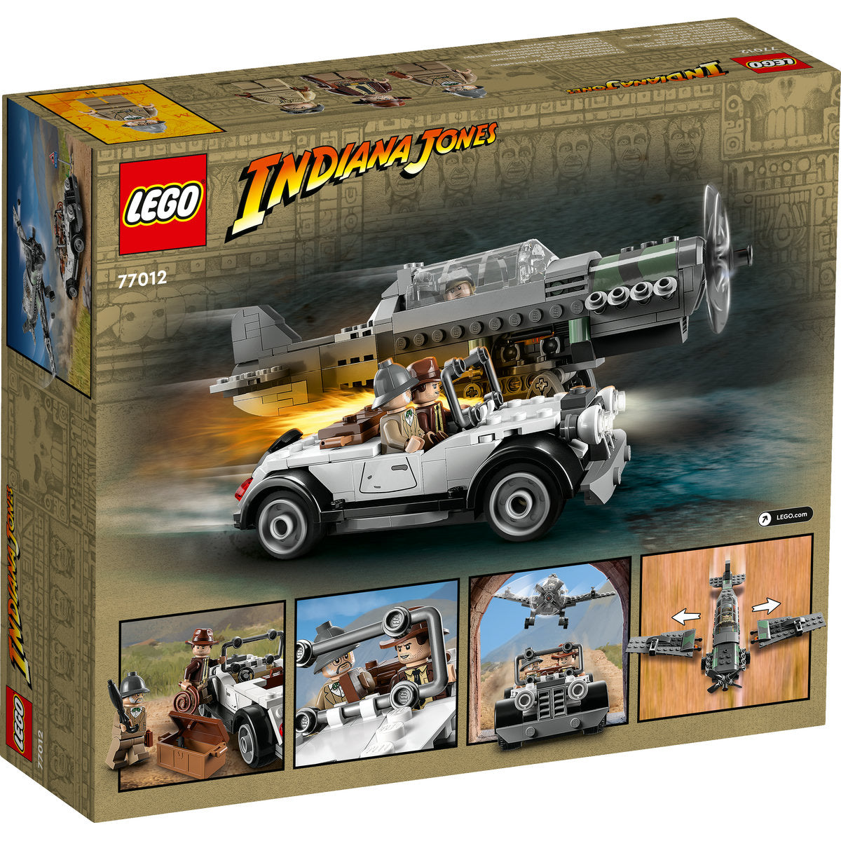 URMARIRE CU AVIONUL DE VANATOARE - LEGO INDIANA JONES - LEGO (77012) - Libelula Vesela - Jucarii