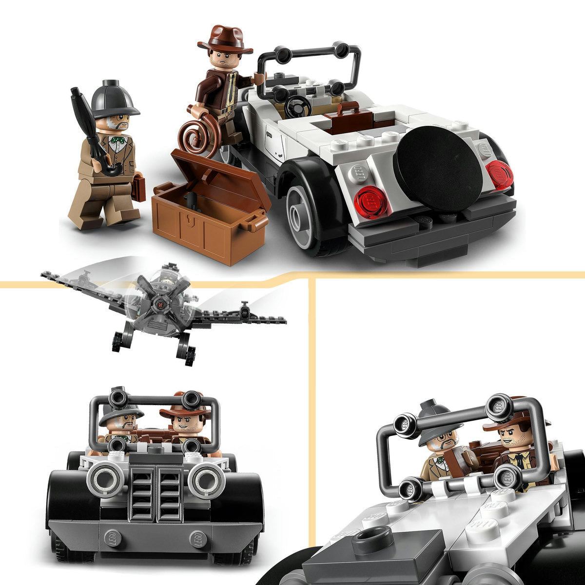 URMARIRE CU AVIONUL DE VANATOARE - LEGO INDIANA JONES - LEGO (77012)