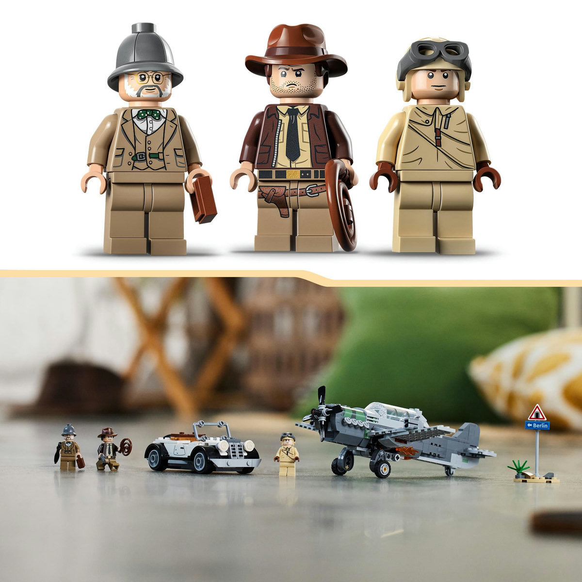 URMARIRE CU AVIONUL DE VANATOARE - LEGO INDIANA JONES - LEGO (77012)