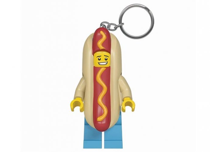 BRELOC CU LANTERNA LEGO  BAIATUL HOT DOG   - LEGO (LGL-KE119) - Libelula Vesela - Jucarii