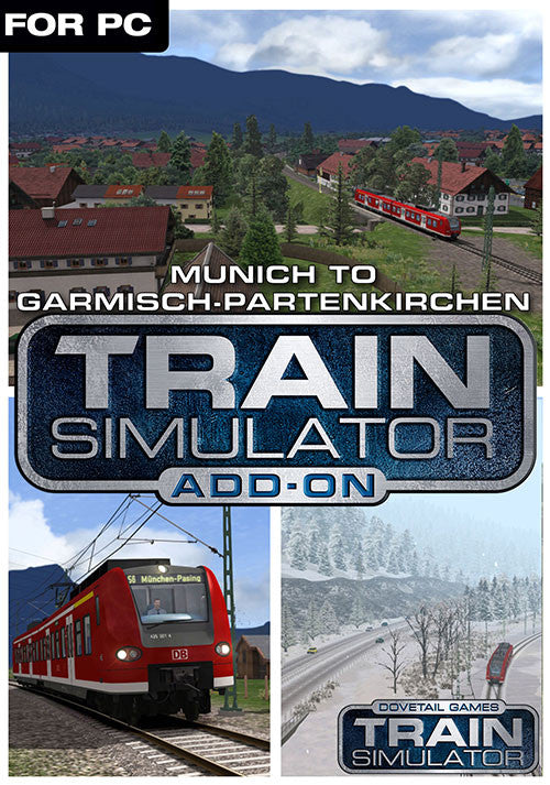 TRAIN SIMULATOR: MUNICH - GARMISCH-PARTENKIRCHEN ROUTE - STEAM - MULTILANGUAGE - WORLDWIDE - PC - Libelula Vesela - Jocuri video