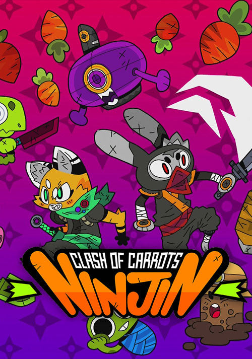 NINJIN: CLASH OF CARROTS - STEAM - MULTILANGUAGE - WORLDWIDE - PC - Libelula Vesela - Jocuri video