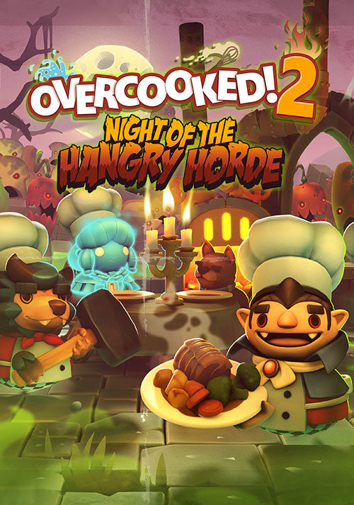 OVERCOOKED! 2 - NIGHT OF THE HANGRY HORDE - STEAM - MULTILANGUAGE - WORLDWIDE - PC - Libelula Vesela - Jocuri video