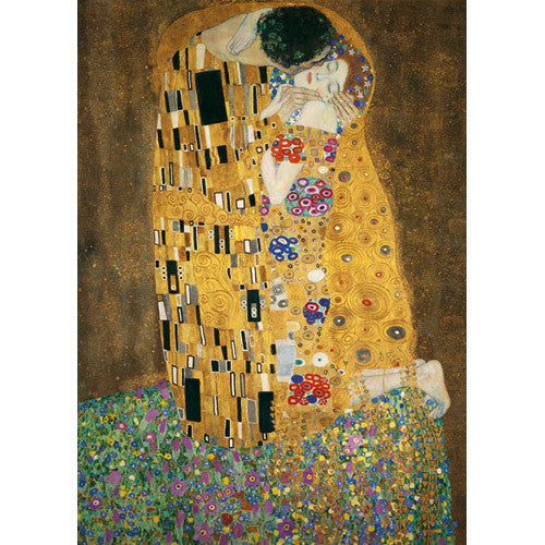 PUZZLE GUSTAV KLIMT - SARUTUL, 1000 PIESE (RVSPA15743) - Libelula Vesela - Jucarii