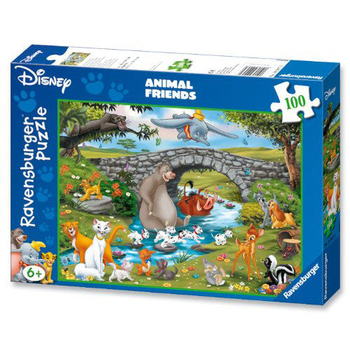 PUZZLE LUMEA ANIMALELOR, 100 PIESE (RVSPC10947) - Libelula Vesela - Jucarii