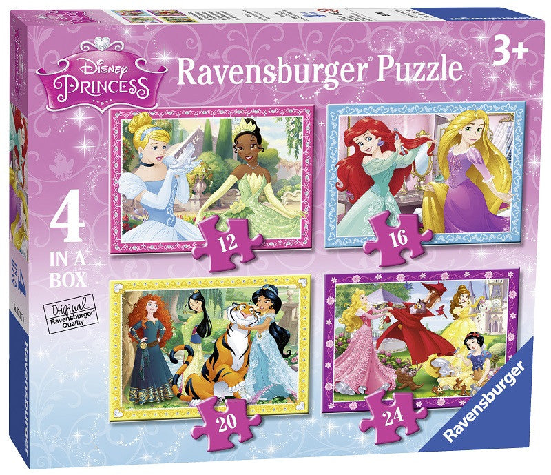 PUZZLE PRINTESELE DISNEY 12/16/20/24P (RVSPC07397) - Libelula Vesela - Jucarii