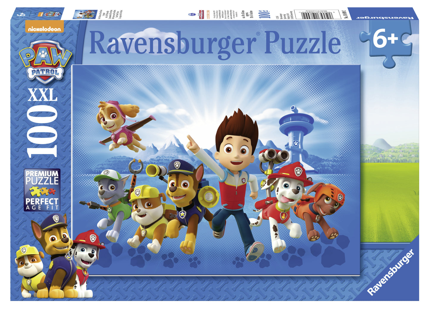 PUZZLE PATRULA CATELUSILOR, 100 PIESE - RAVENSBURGER (RVSPC10899) - Libelula Vesela - Jucarii