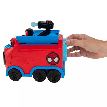 PAIENJENELUL MARVEL - VEHICUL TRANSFORMABIL CU 3 PERSONAJE - LISCIANI (SNF0081) - Libelula Vesela - Jucarii