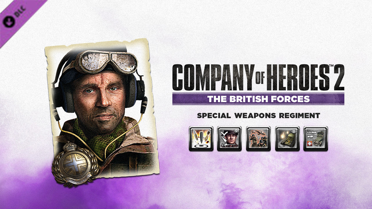 COMPANY OF HEROES 2 - BRITISH COMMANDER: SPECIAL WEAPONS REGIMENT - STEAM - PC - MULTILANGUAGE - WORLDWIDE - Libelula Vesela - Jocuri video