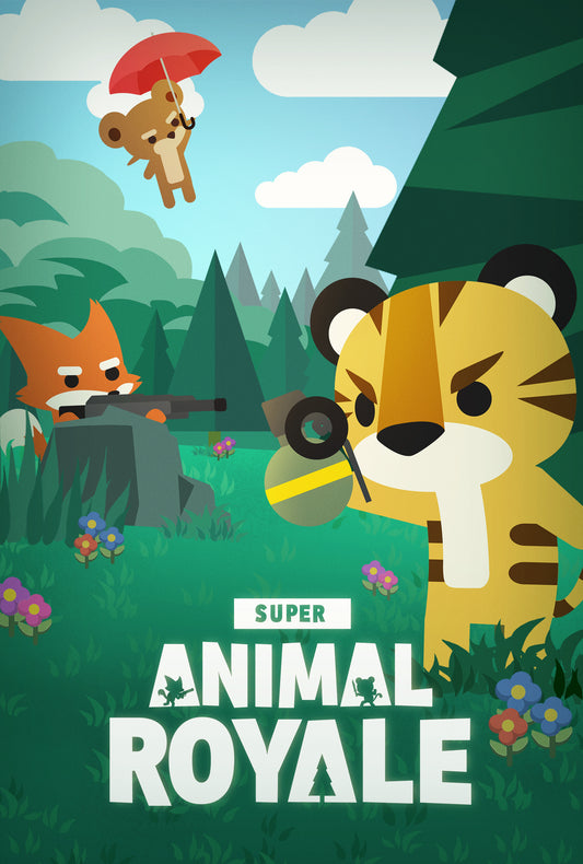SUPER ANIMAL ROYALE - STEAM - MULTILANGUAGE - WORLDWIDE - PC - Libelula Vesela - Jocuri video