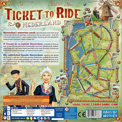 JOC DE SOCIETATE TICKET TO RIDE MAP COLLECTION NETHERLANDS, LIMBA ENGLEZA - DAYS OF WONDER (720120) - Libelula Vesela - Jucarii