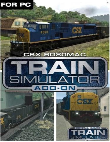 TRAIN SIMULATOR: CSX SD80MAC LOCO ADD-ON - STEAM - WORLDWIDE - MULTILANGUAGE - PC - Libelula Vesela - Jocuri video